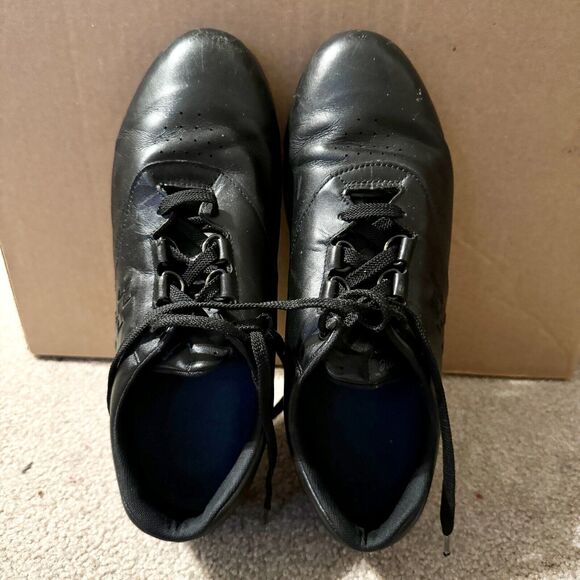 SAS Women Size 11 Narrow Black Liberty Slip-Resistant Laced Textured Leather - Picture 1 of 5